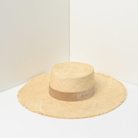 Lack of Color Aruba Fray Boater Hat - Size: L / Large / LG (59 CM) - Picture 1 of 8